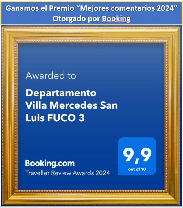 Departamento Mercedes San Luis Fuco 3 Con Cochera *